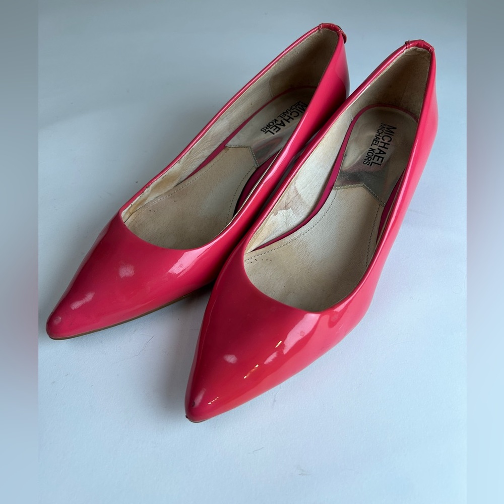 Michael Kors Pink Heels. Worn